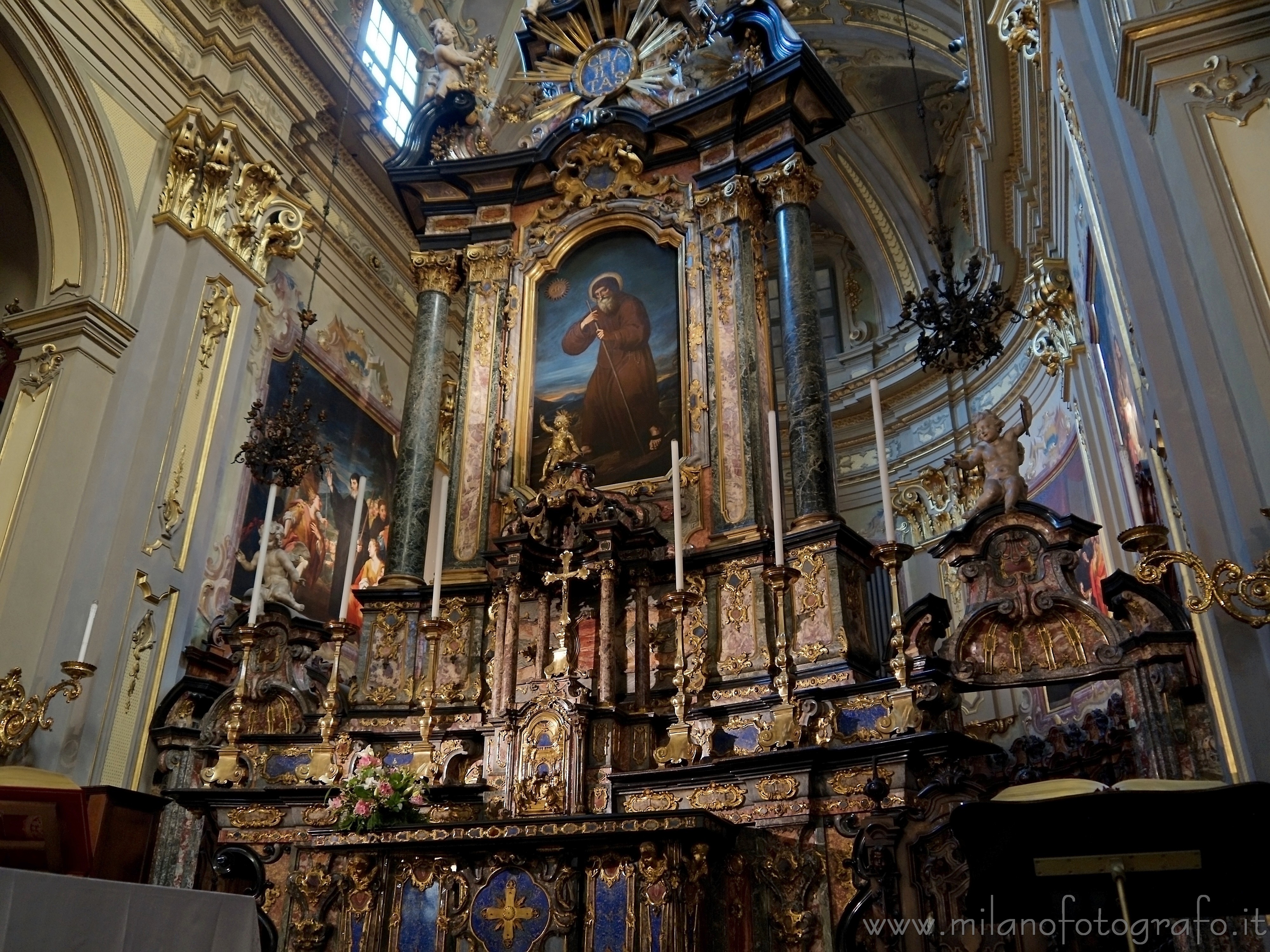 Milan (Italy) - Altar of Church of San Francesco da Paola